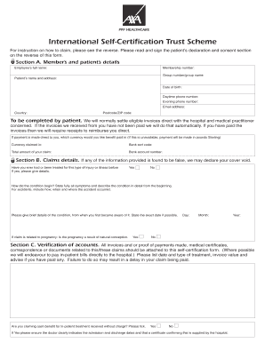 health insurance claim form instructions