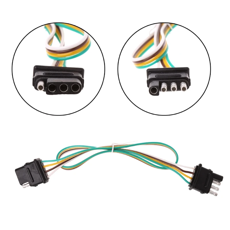 wiring instructions for 7 pin flat plug trailer