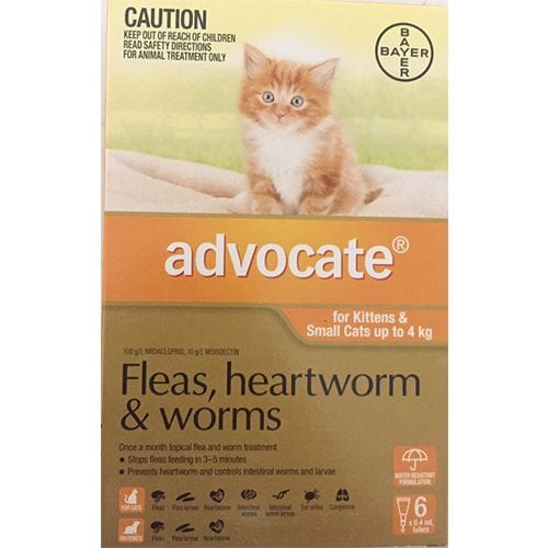 advocate flea and worm treatment for cats instructions