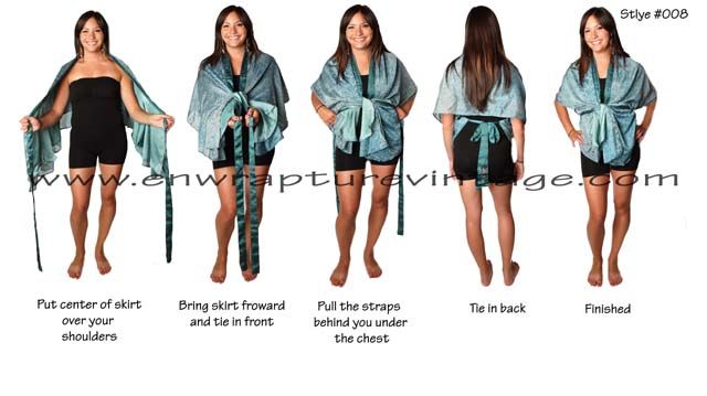 how to make magic wrap dress instructions