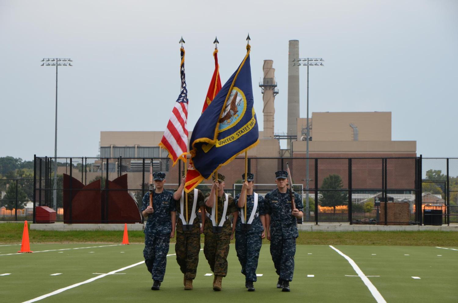 navy color guard instruction