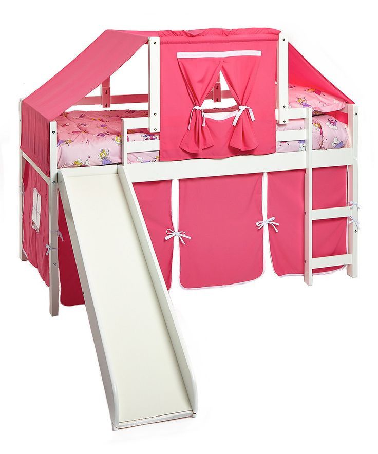 twin loft bed with slide instructions