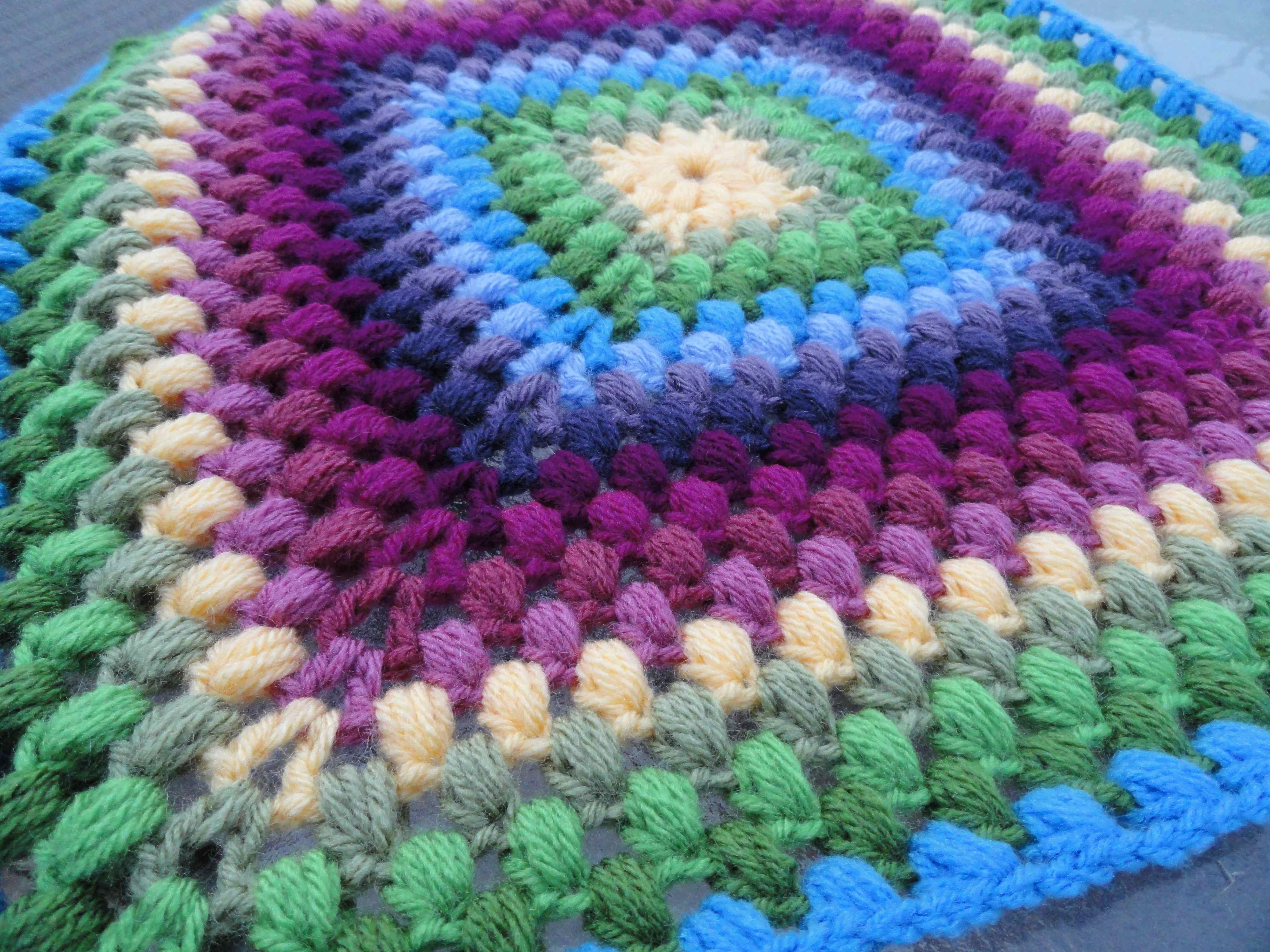crochet granny square instructions with pictures