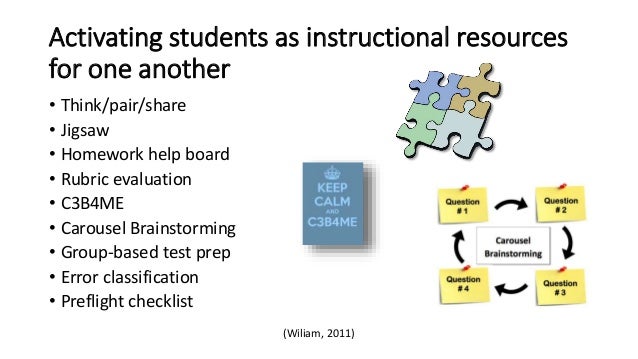 activating students as instructional resources for one another