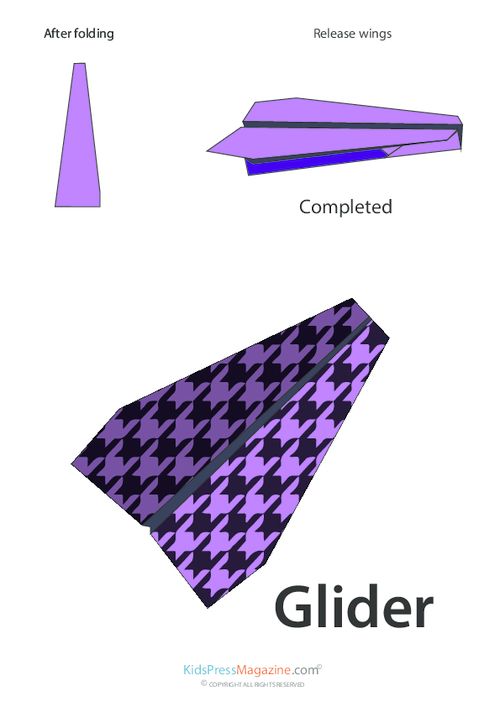 best paper airplane glider in the world instructions