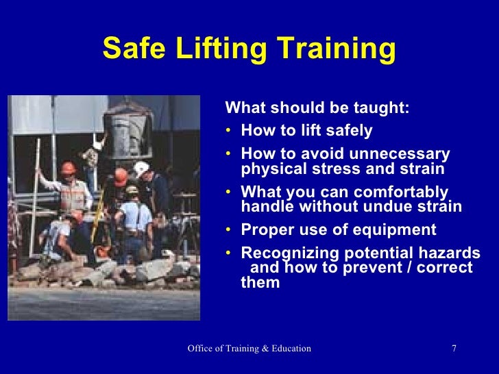 instructions for safe use & handling