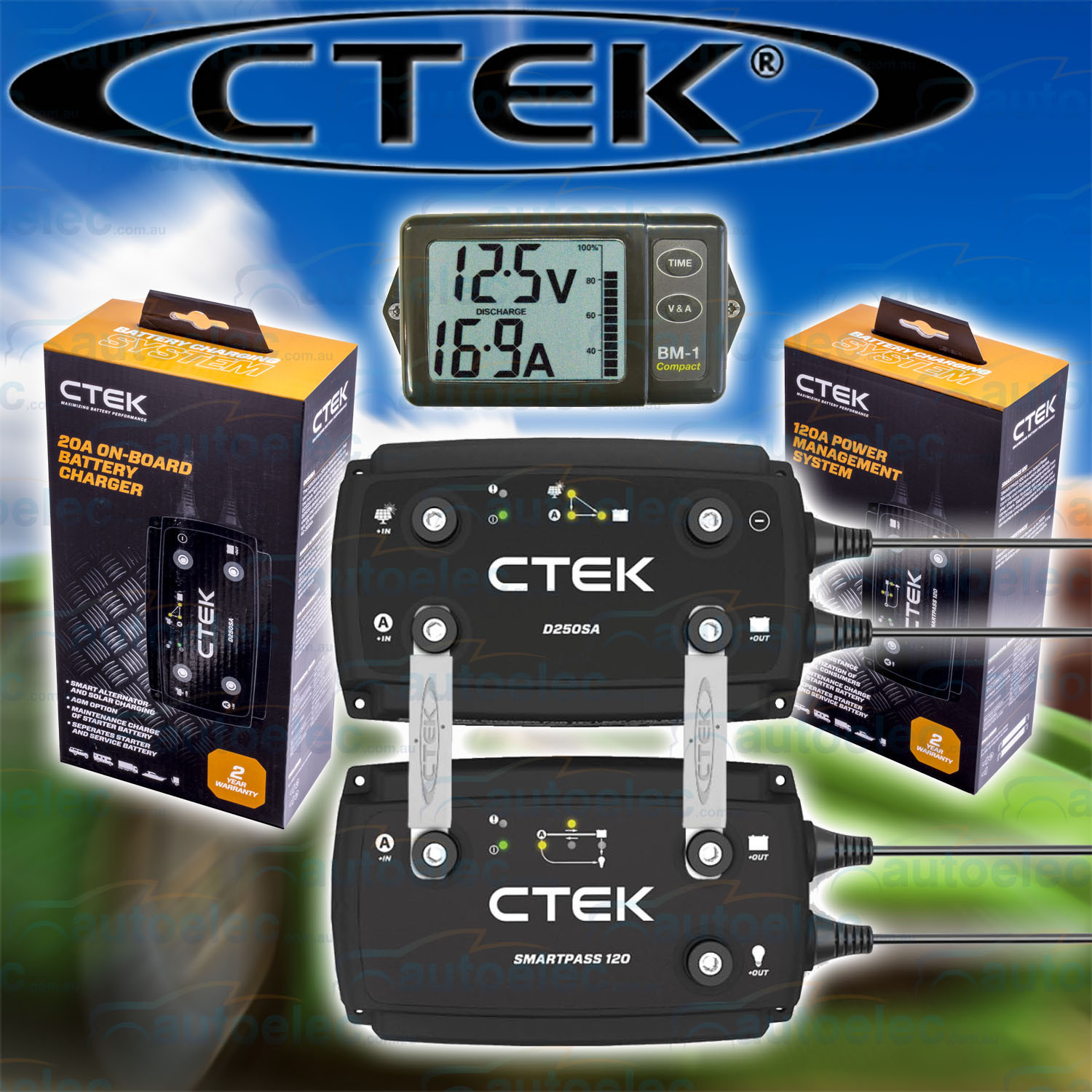 ctek battery charger instructions australia