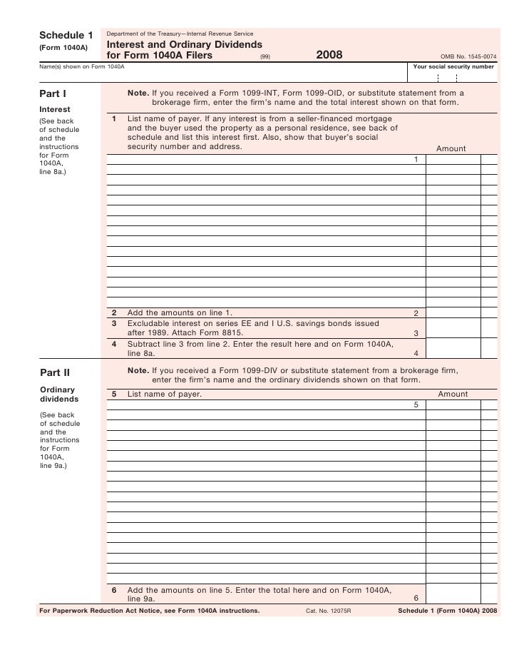 internal revenue service form 1040 instructions