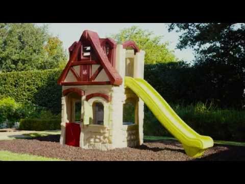step2 2 story playhouse with slide instructions